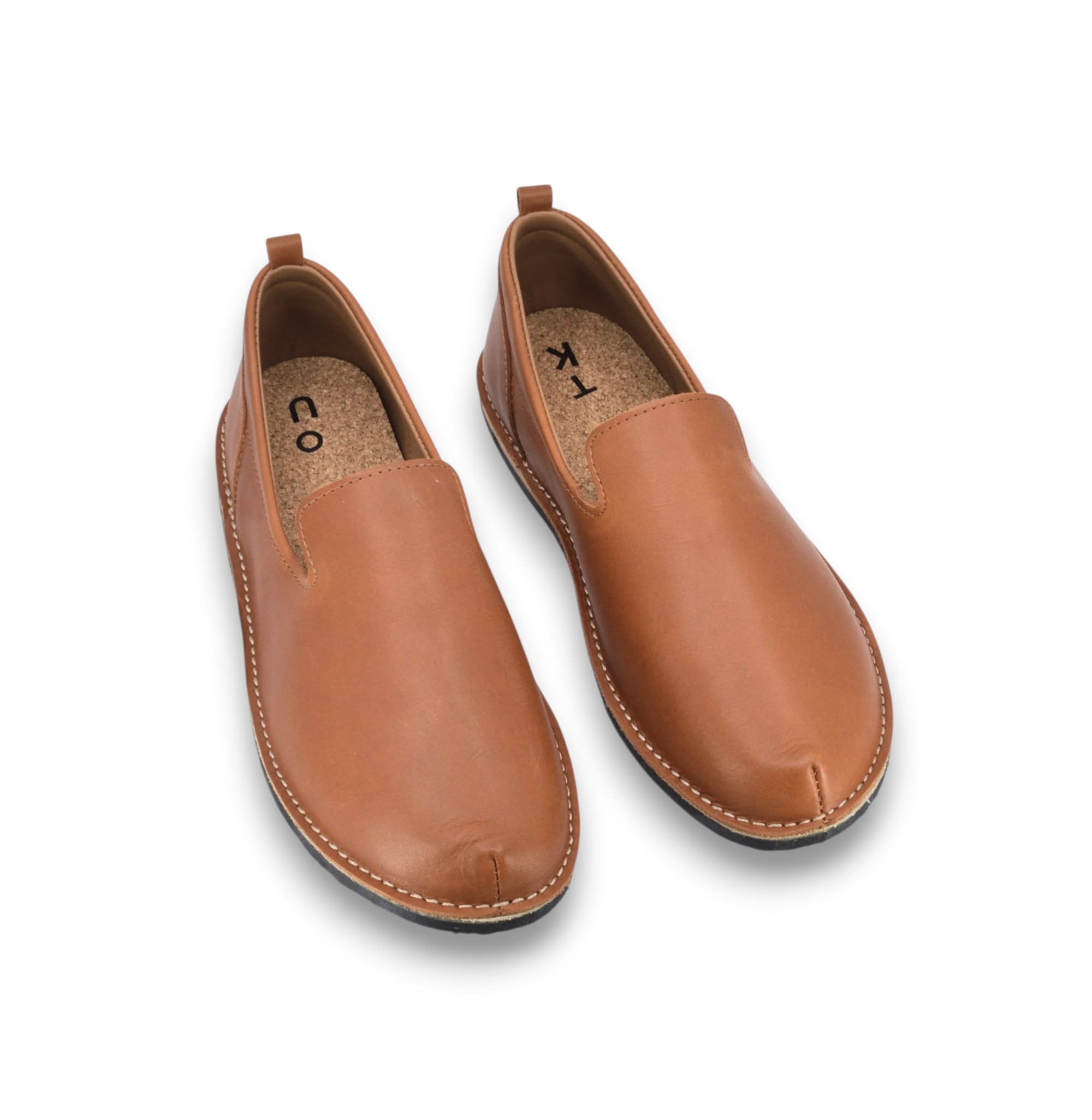 London - Classic shoes in the TOKU style - Light Brown - Image 2