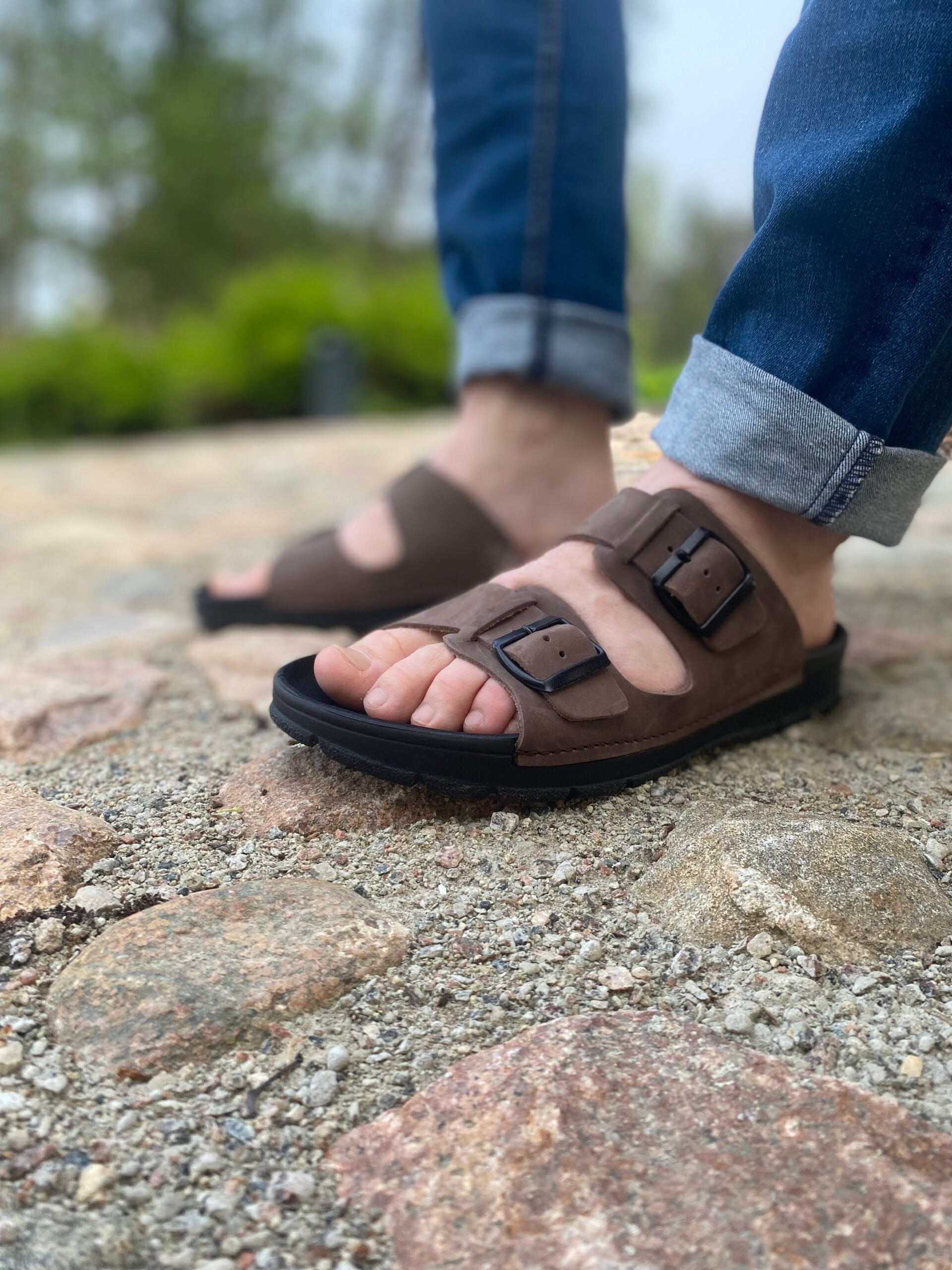 Märt Men's Sandals – Dark Brown - Image 4