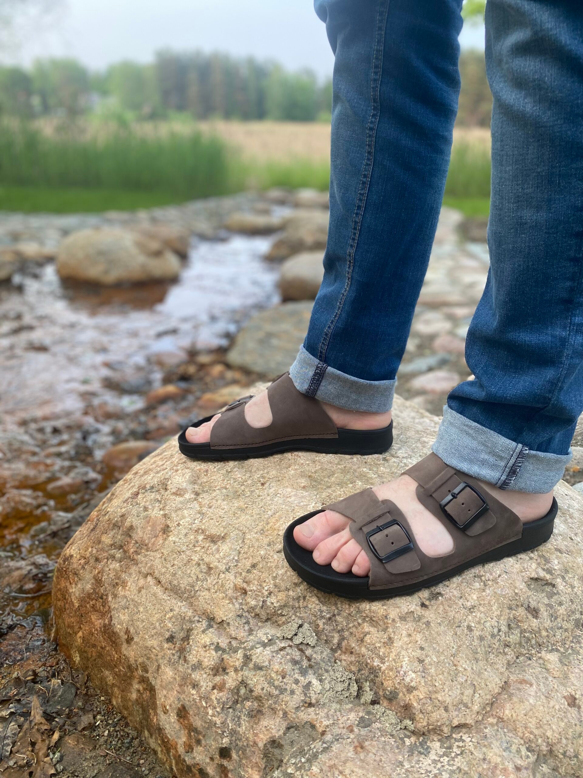 Märt Men's Sandals – Dark Brown - Image 3