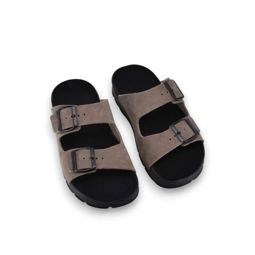 Meeliku Leather Sandals – Brown/Black - Image 2