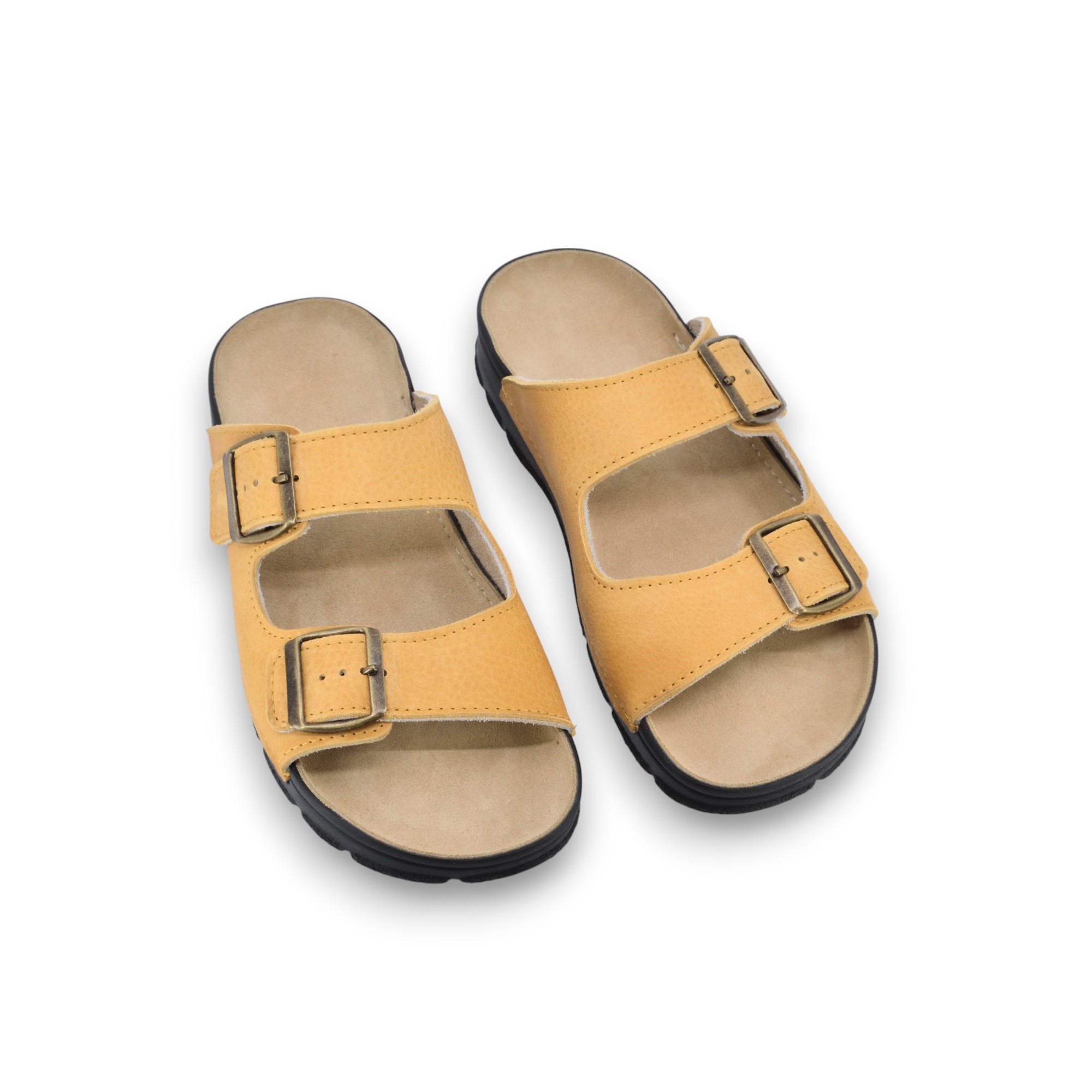 Meeliku Leather Sandals – New Yellow - Image 2